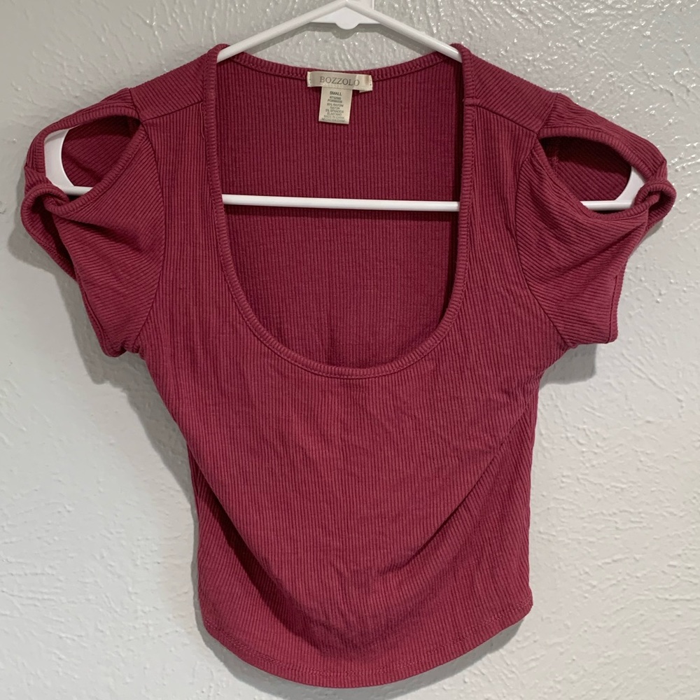 Pink Crop Top - Picture 3 of 4